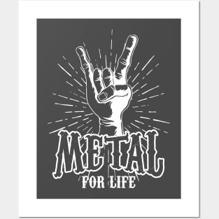 Metal for Life Posters and Art